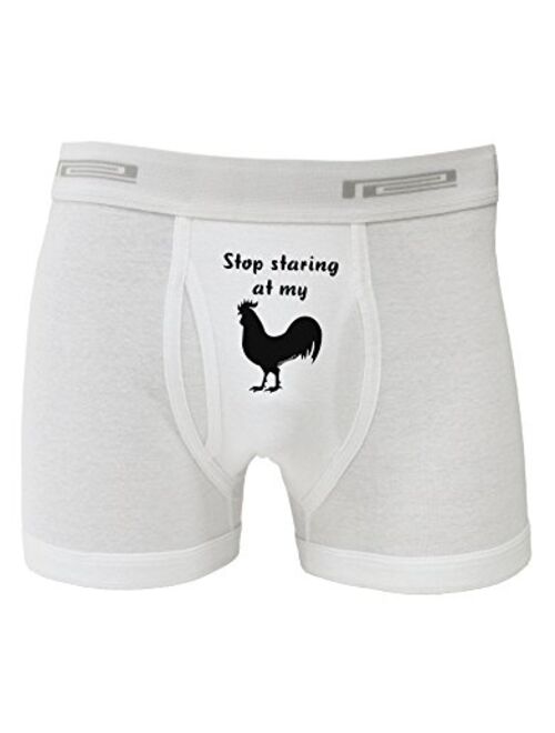 TOOLOUD Stop Staring at My Rooster - Design Boxer Briefs