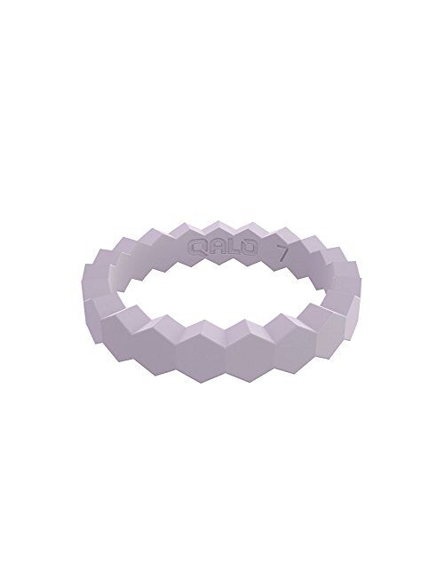 Qalo Women's Stackable Silicone Ring