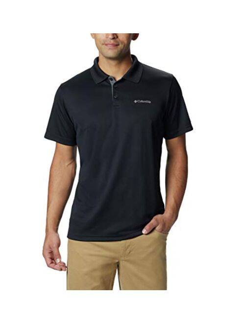 Columbia Men's Utilizer Short Sleeve Wicking Polo with Uv Protection