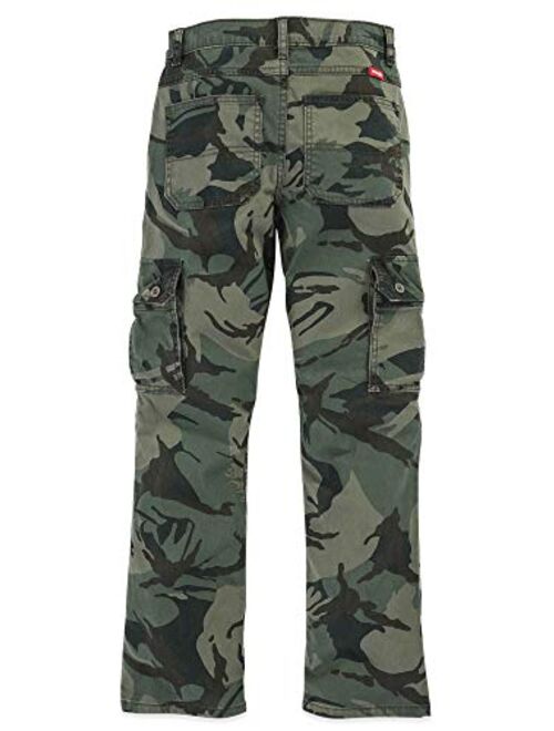 Wrangler Boys Camo Cargo Pants Classic Twill