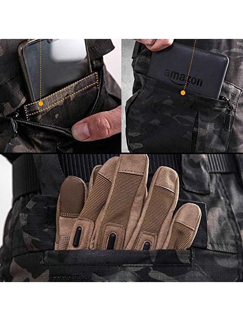 ANTARCTICA Mens Tactical Pants Water Repellent Ripstop Cargo Pants Military Army Combating Fishing Travel Hiking Casual