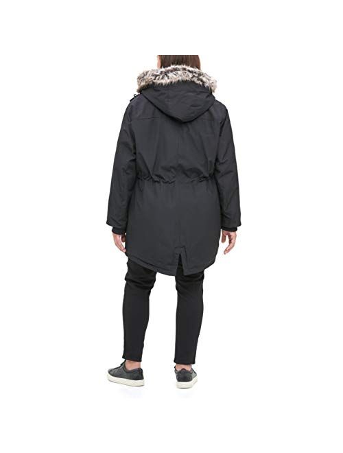 Levi's Women's Faux Fur Lined Hooded Parka Jacket(Standard and Plus Size)