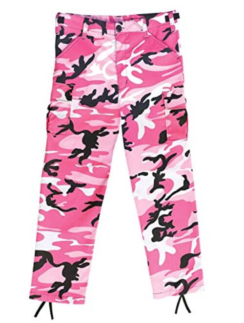 Rothco Kids BDU Pants, Pink Camo, M