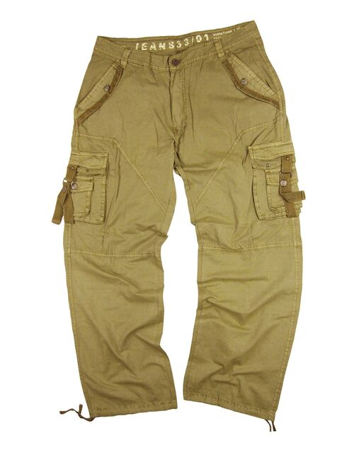 StoneTouch #A8- Men's Military-Style Cargo Pants 36x34--Khaki