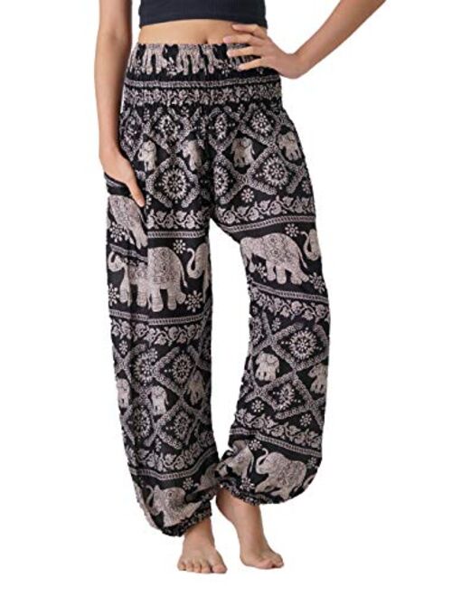 B BANGKOK PANTS Harem Pants Women Boho Clothes with Pockets