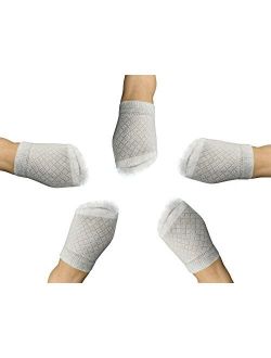 Yomandamor Womens Bamboo 5 Pairs Breathable Toe Topper Socks with Cushion Bottom and Seamless Toe