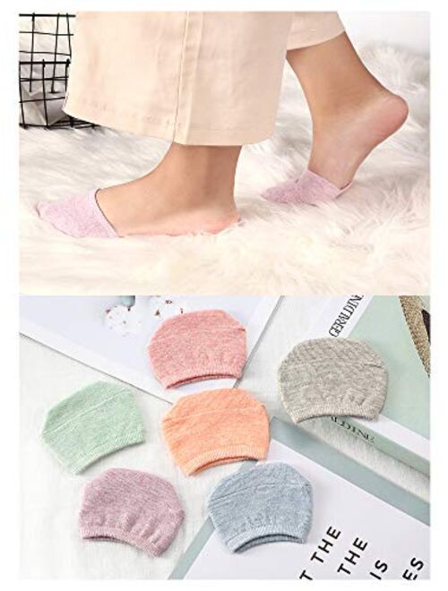 8 Pairs Toe Topper Liner Half Socks Seamless Women's Socks Cotton Toe Half Socks