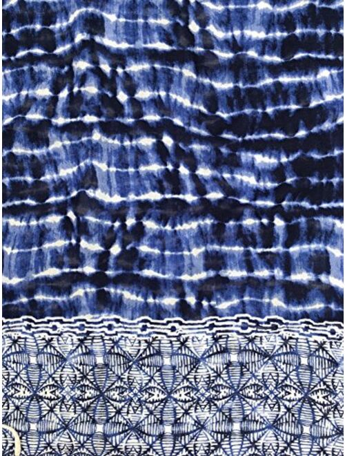 Moss Rose Women's Swimsuit Cover up Beach Kaftan for Bathing Suit with Floral Pattern