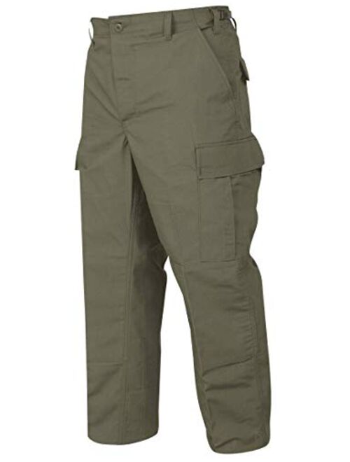 Camo Distributors Military Men's 100% Cotton Rip Stop BDU Cargo Pants, Made in USA