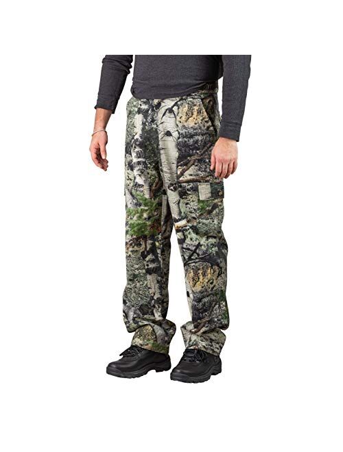 Trailcrest Mens Camo Hunting Cargo Pants | 6 Pockets | Mossy Oak Camo Patterns