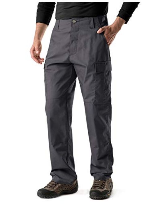 Water Repellent Ripstop Work Pants CQR Men's Tactical Pants Military Combat BDU/ACU Cargo Pants Hiking Outdoor Apparel 