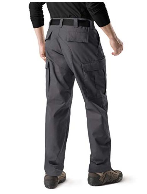 Military Combat BDU/ACU Cargo Pants CQR Mens Tactical Pants Hiking Outdoor Apparel Water Repellent Ripstop Work Pants 