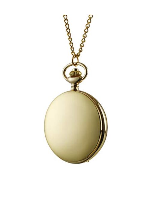 I-MART Smooth Vintage Pocket Watch with Chain