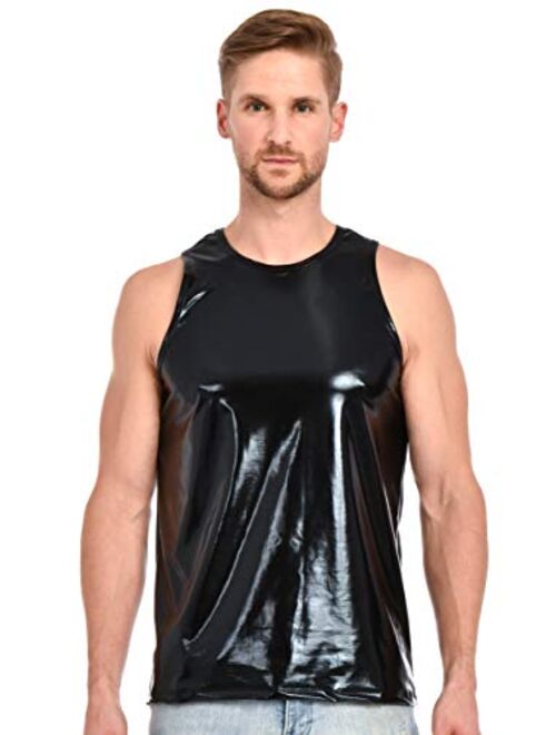 Gary Majdell Sport Mens Liquid Metallic Muscle/Tank Top Shirt