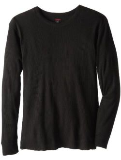 Men's Solid Crew Neck X-Temp Thermal Long-Sleeve Top