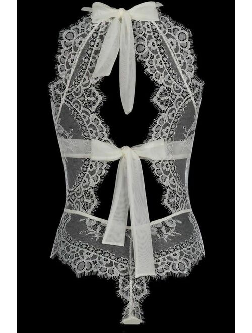 Axami Bridal Chapelle Lace Bodysuit European Lingerie
