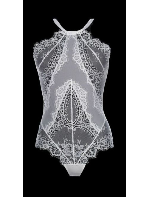 Axami Bridal Cathedral Lace Bodysuit 6990 European Lingerie