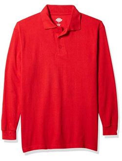 Men's Long Sleeve Pique Polo