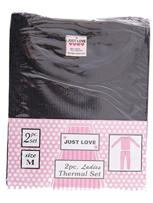 Just Love Women's Thermal Underwear Pajamas Set
