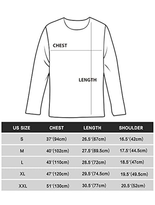 LOGEEYAR Men's Casual Slim Fit Short/Long Sleeve Shirts Fashion Color Block Printing Henley T-Shirts