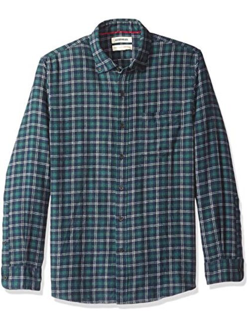 Amazon Brand - Goodthreads Men's Standard-Fit Long-Sleeve Heather Flannel Shirt