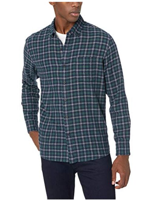 Amazon Brand - Goodthreads Men's Standard-Fit Long-Sleeve Heather Flannel Shirt
