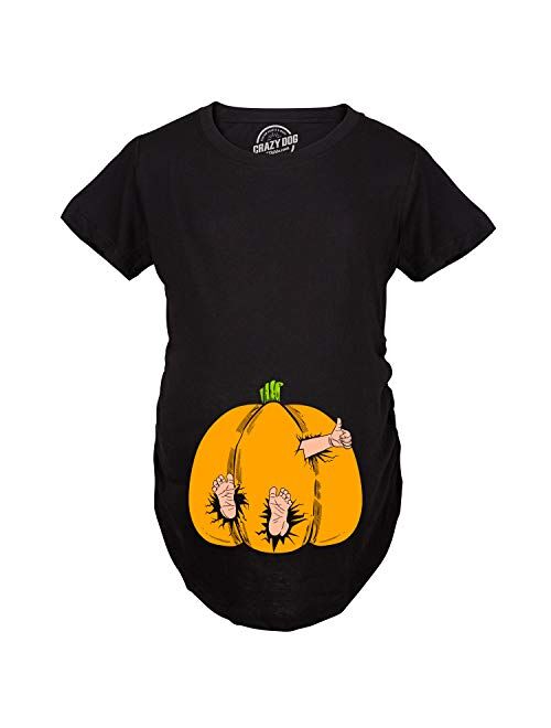 Maternity Pumpkin Baby Pregnancy Tshirt Cute Fall Halloween Jack O Lantern Tee