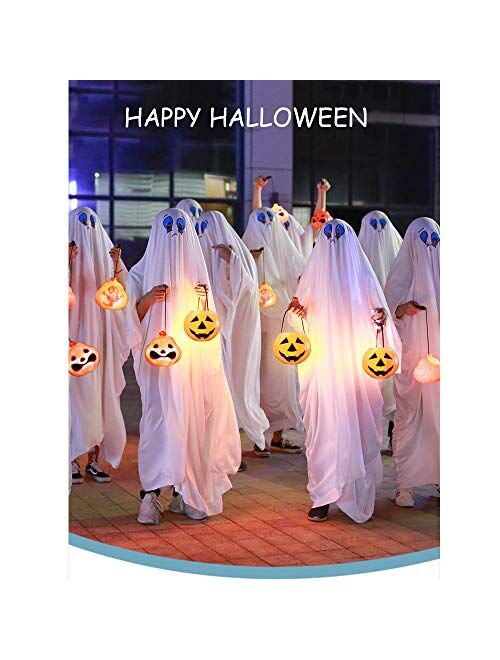 ButyHome Ghost Halloween Costume for Kids and Adults, Friendly Gown for Cosplay Role Play Halloween Child Fancy Dress Costume