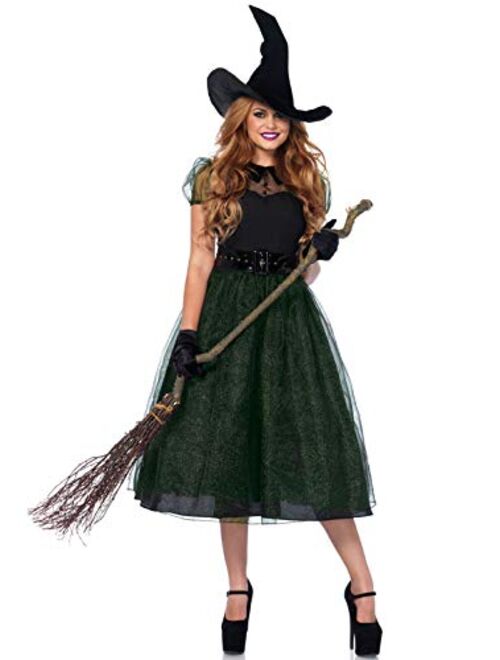 Leg Avenue Women's Classic Darling Spellcaster Witch Halloween Costume