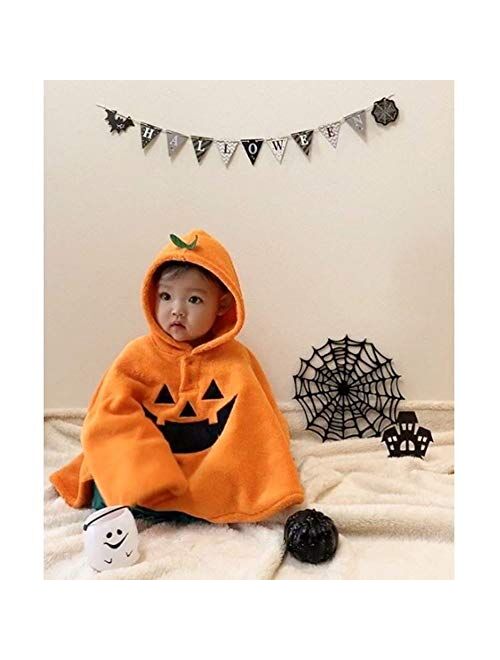 Muasaaluxi Toddler Kid Baby Girls Boys Halloween Costumes White Ghost Cloak Tassel Cape Cosplay with Hat Outfits 6M-5Y