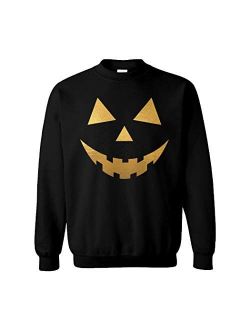 Pumpkin Face - Halloween Costume Unisex Crewneck Sweatshirt