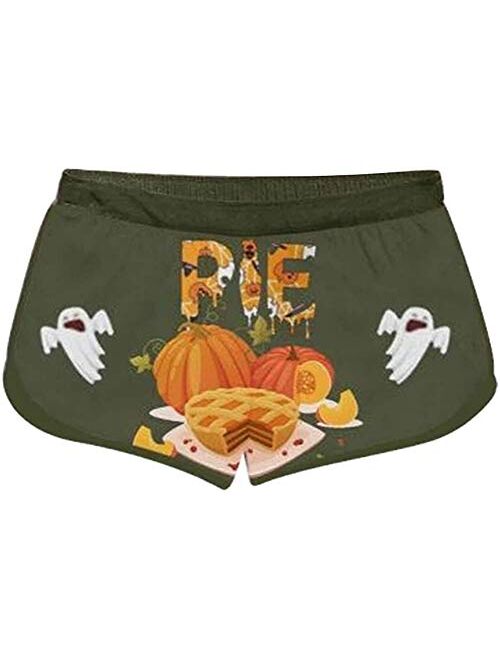 Women 2 Piece Halloween Costumes If You Like My Pumpkins You Should See My Pie Tank Top + Funny Shorts Sportwear Tracksuits