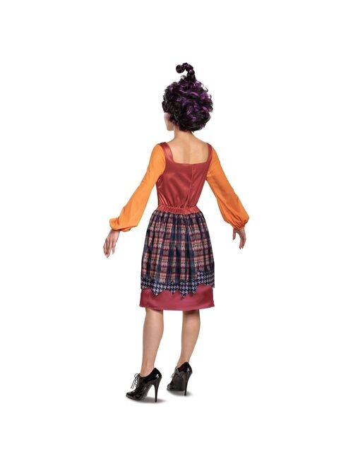 Adult Disney Hocus Pocus Mary Sanderson Halloween Costume Dress