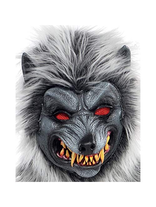 Amscan Hungry Howler Werewolf Halloween Costume for Boys, Includes Mask, Shirt with Fur, Gloves