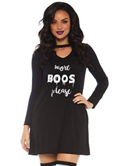 Women's Casual Halloween Costume Jersey Shirt Dress
