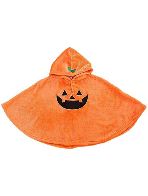 BeQeuewll Toddler Kids Baby Girl Boy Halloween Costume Ghost Hooded Poncho Cloak Cape Hat Blanket Cosplay Clothes