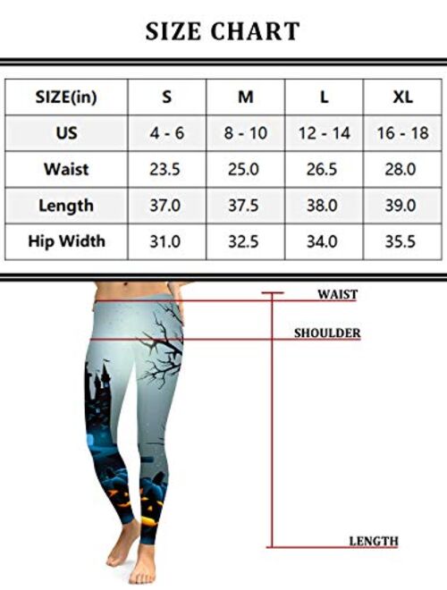 For G and PL Women's Halloween Costume Print Funny Strechy Leggings