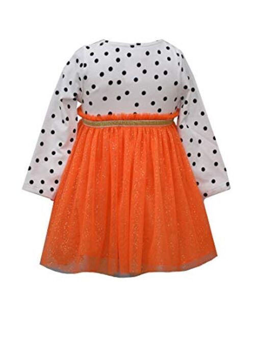 Bonnie Jean Girl's Halloween Outfit - Pumpkin Dress for Baby and Toddler Girls
