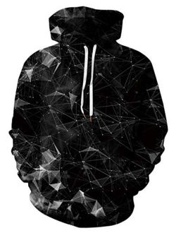 Goodstoworld Unisex 3D Graphic Printed Hoodies Front Pocket Pullover Sweatshirt Hip Hop Youth Hoody M-XXL