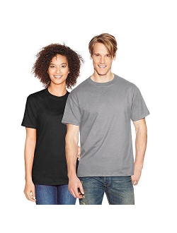 5180 Cotton Solid Short Sleeve Crew Neck T-Shirt