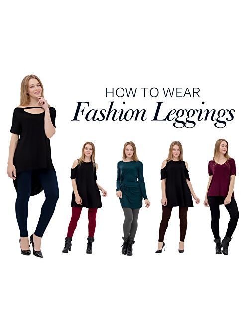 Diravo Fleece Lined Leggings Womens Fashion High Waist Tummy Control Leggings for Women Winter Warm