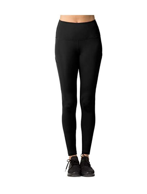 LAPASA Women's High Waist Tummy Control Yoga Leggings Workout Running Sports Tights L01