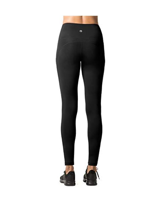 LAPASA Women's High Waist Tummy Control Yoga Leggings Workout Running Sports Tights L01