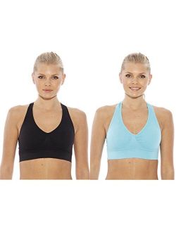 Just Intimates Racerback Sports Bra (Pack of 2)