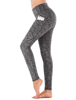 Fleece Lined Warmest Yoga Pants with Pockets for Women, High Waisted Thermal Leggings with Pockets