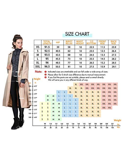 IUGA Fleece Lined Warmest Yoga Pants with Pockets for Women, High Waisted Thermal Leggings with Pockets