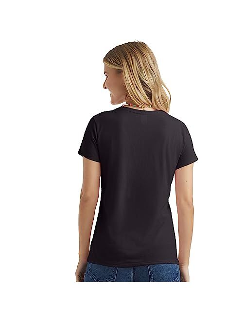 Hanes Womens Short Sleeve Graphic V-neck Tee (multiple graphics available)