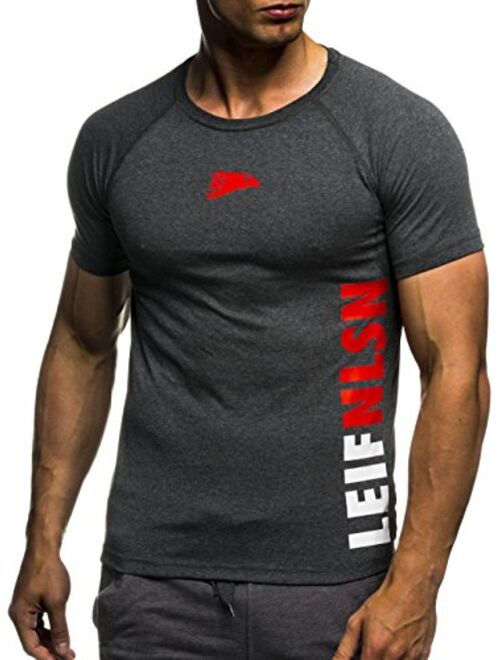 Leif Nelson Gym Men's Short Sleeve Crew Neck T-Shirt LN06279