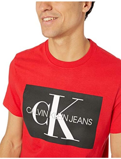 Calvin Klein Men's Short Sleeve Monogram Logo T-Shirt