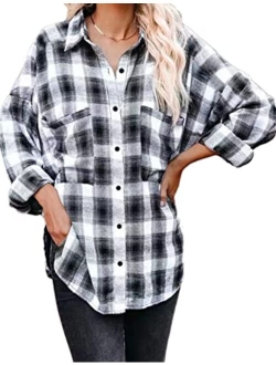 Women's Cottage Escape Long Sleeve Button Up Flannel Shirt